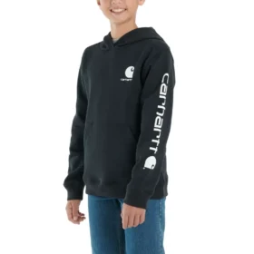 Langærmet sweatshirt med grafisk print til drenge (småbørn/børn/unge)