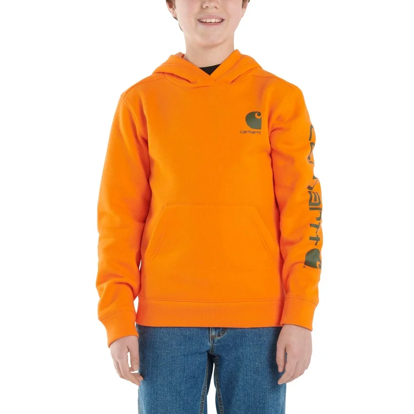 Langærmet sweatshirt med grafisk print til drenge (småbørn/børn/unge)