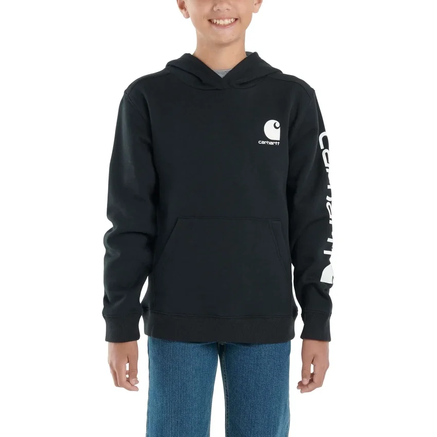 Langærmet sweatshirt med grafisk print til drenge (småbørn/børn/unge)
