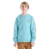Langærmet sweatshirt med print til drenge (børn/unge)