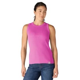 Let og åndbar ribbet tanktop i Tencel til kvinder