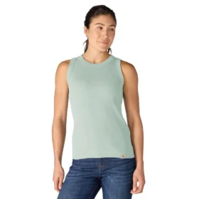 Let og åndbar ribbet tanktop i Tencel til kvinder
