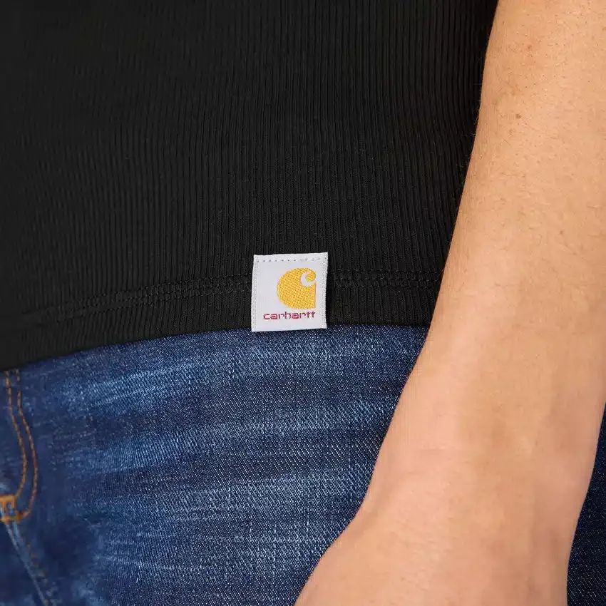 Let og åndbar ribbet tanktop i Tencel til kvinder