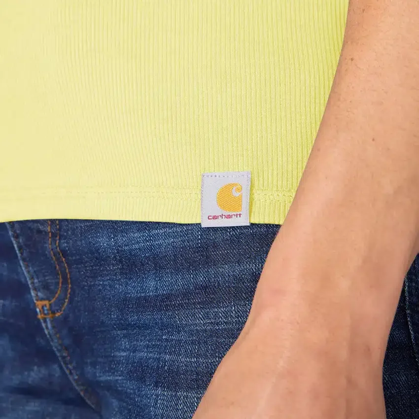 Let og åndbar ribbet tanktop i Tencel til kvinder