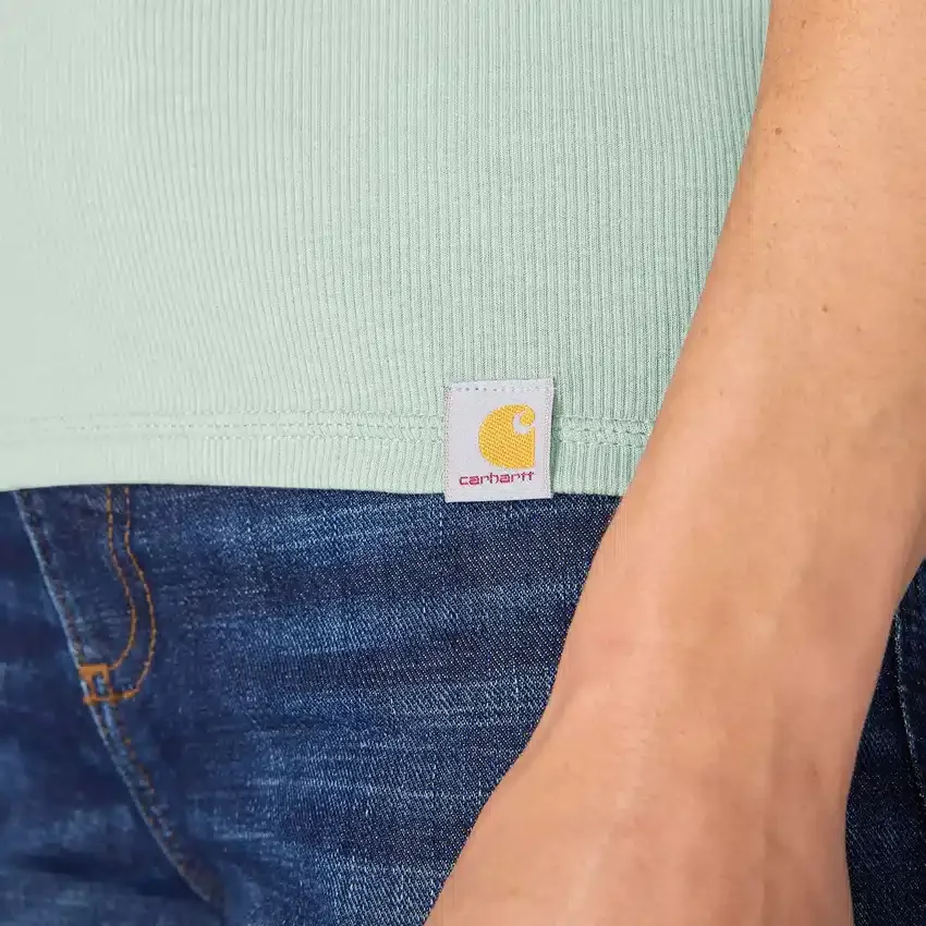 Let og åndbar ribbet tanktop i Tencel til kvinder