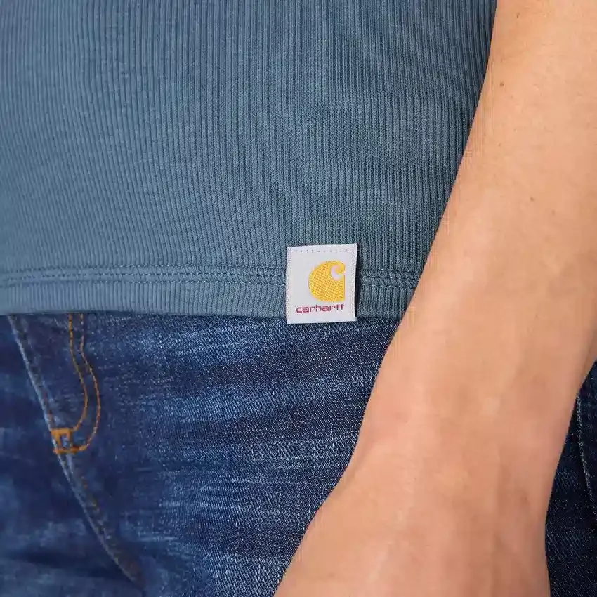 Let og åndbar ribbet tanktop i Tencel til kvinder