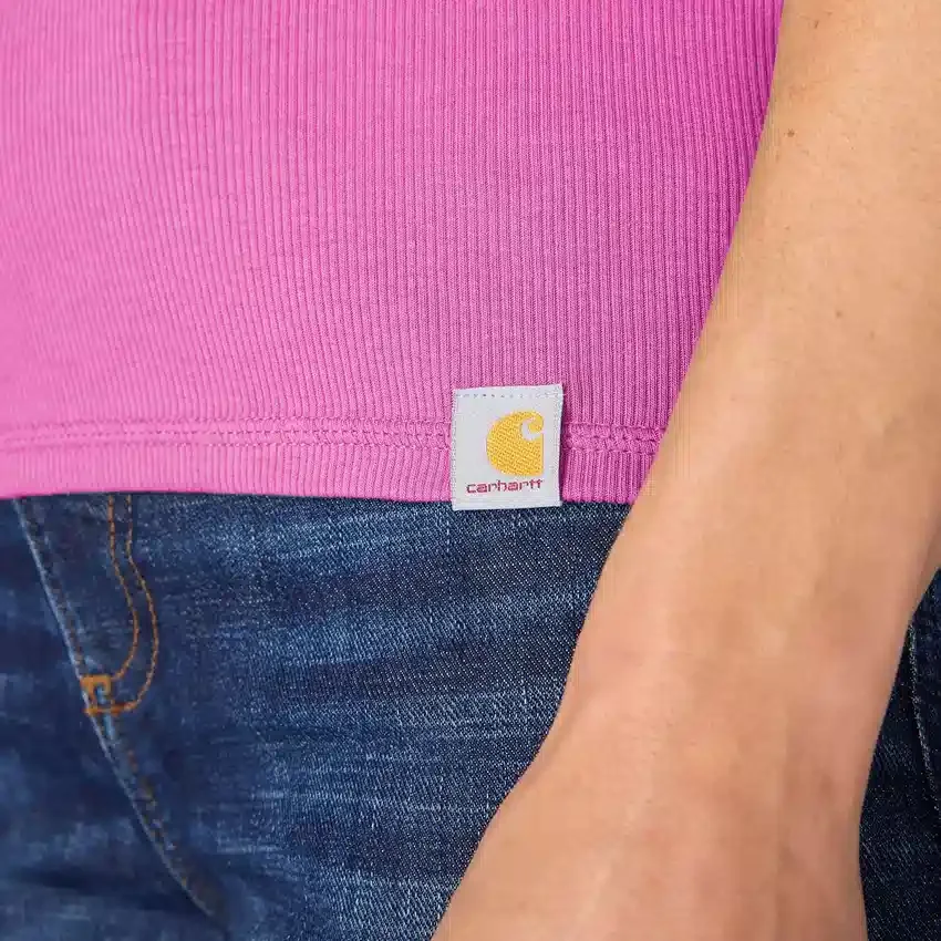 Let og åndbar ribbet tanktop i Tencel til kvinder