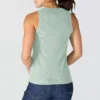 Let og åndbar ribbet tanktop i Tencel til kvinder