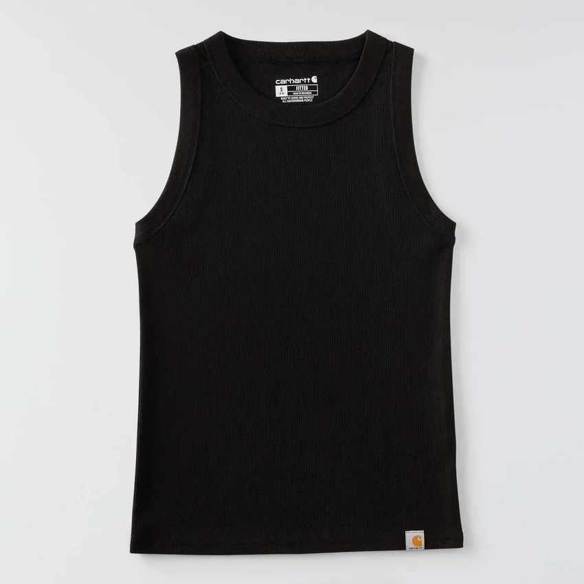 Let og åndbar ribbet tanktop i Tencel til kvinder
