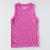 Let og åndbar ribbet tanktop i Tencel til kvinder