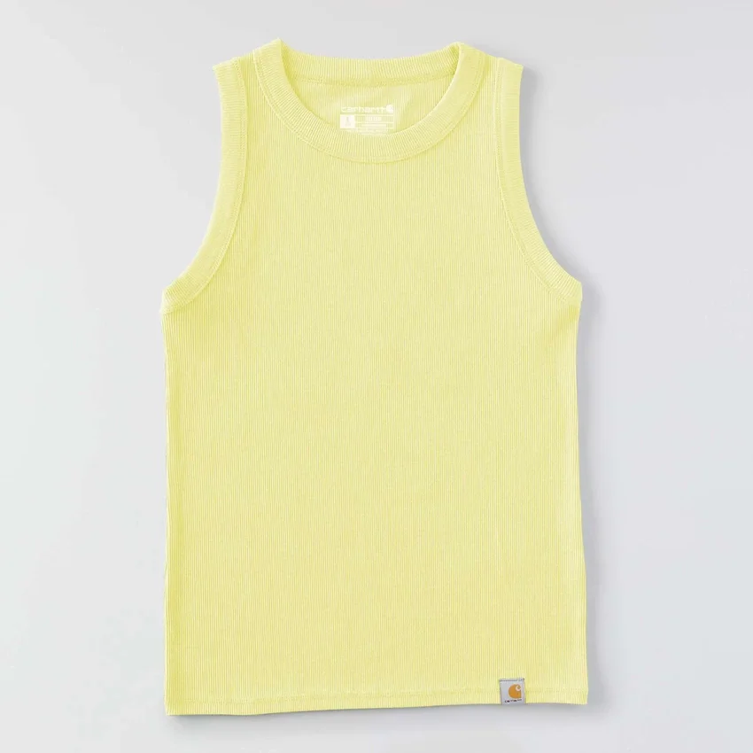 Let og åndbar ribbet tanktop i Tencel til kvinder