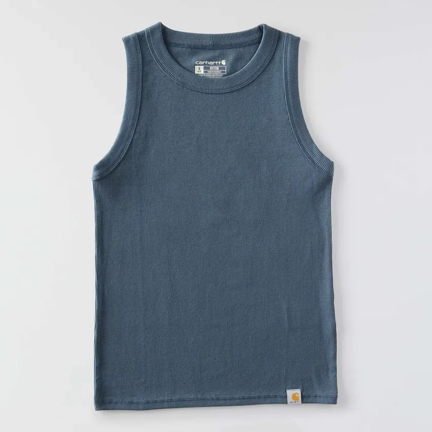 Let og åndbar ribbet tanktop i Tencel til kvinder