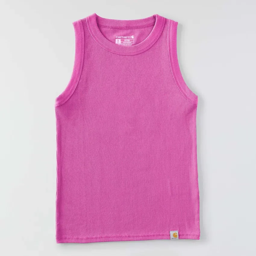 Let og åndbar ribbet tanktop i Tencel til kvinder