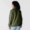 Letvægts-sweatshirt i Tencel med halv lynlås til kvinder