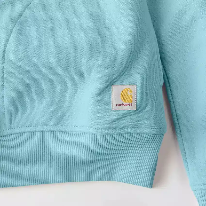 Letvægts-sweatshirt i Tencel med halv lynlås til kvinder