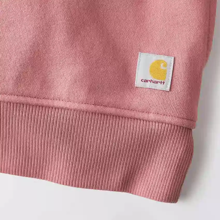 Letvægts-sweatshirt i Tencel med halv lynlås til kvinder