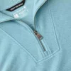 Letvægts-sweatshirt i Tencel med halv lynlås til kvinder