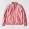 Letvægts-sweatshirt i Tencel med halv lynlås til kvinder