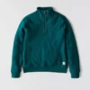 Letvægts-sweatshirt i Tencel med halv lynlås til kvinder