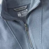 Letvægts-sweatshirt i Tencel med halv lynlås til kvinder