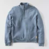 Letvægts-sweatshirt i Tencel med halv lynlås til kvinder