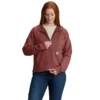 Letvægts-sweatshirt med hætte og gennemgående lynlås i Tencel til kvinder