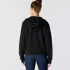 Letvægts-sweatshirt med hætte og gennemgående lynlås i Tencel til kvinder