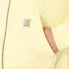 Letvægts-sweatshirt med hætte og gennemgående lynlås i Tencel til kvinder