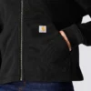 Letvægts-sweatshirt med hætte og gennemgående lynlås i Tencel til kvinder