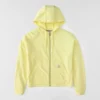 Letvægts-sweatshirt med hætte og gennemgående lynlås i Tencel til kvinder