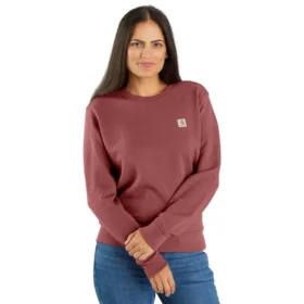 Letvægts-sweatshirt med rund hals i Tencel til kvinder