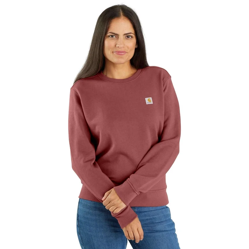 Letvægts-sweatshirt med rund hals i Tencel til kvinder