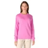 Letvægts-sweatshirt med rund hals i Tencel til kvinder