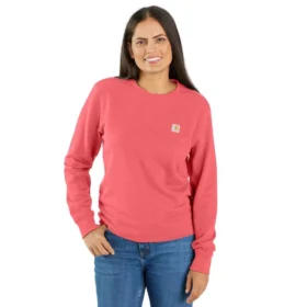 Letvægts-sweatshirt med rund hals i Tencel til kvinder
