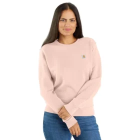 Letvægts-sweatshirt med rund hals i Tencel til kvinder