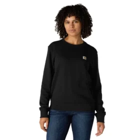 Letvægts-sweatshirt med rund hals i Tencel til kvinder