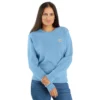Letvægts-sweatshirt med rund hals i Tencel til kvinder
