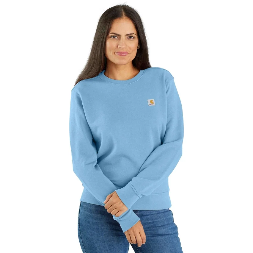 Letvægts-sweatshirt med rund hals i Tencel til kvinder