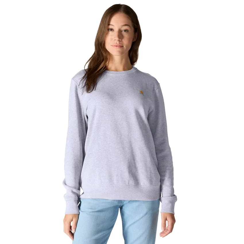 Letvægts-sweatshirt med rund hals i Tencel til kvinder