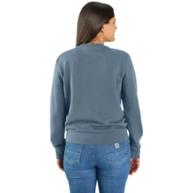 Letvægts-sweatshirt med rund hals i Tencel til kvinder