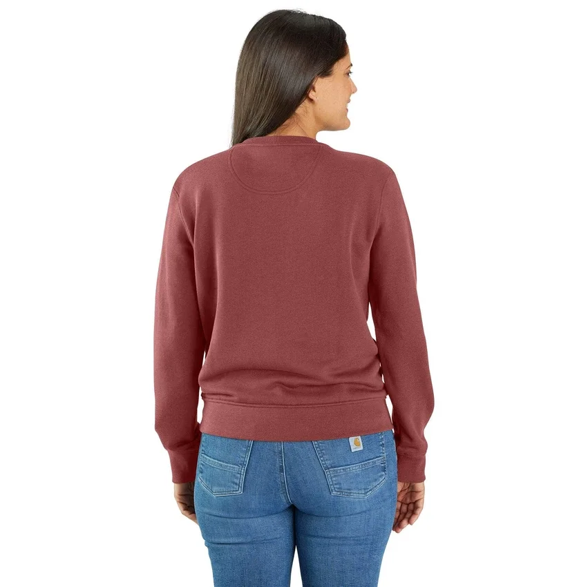 Letvægts-sweatshirt med rund hals i Tencel til kvinder