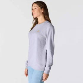 Letvægts-sweatshirt med rund hals i Tencel til kvinder