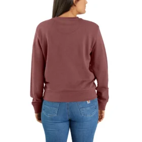 Letvægts-sweatshirt med rund hals i Tencel til kvinder