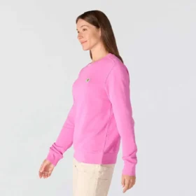 Letvægts-sweatshirt med rund hals i Tencel til kvinder