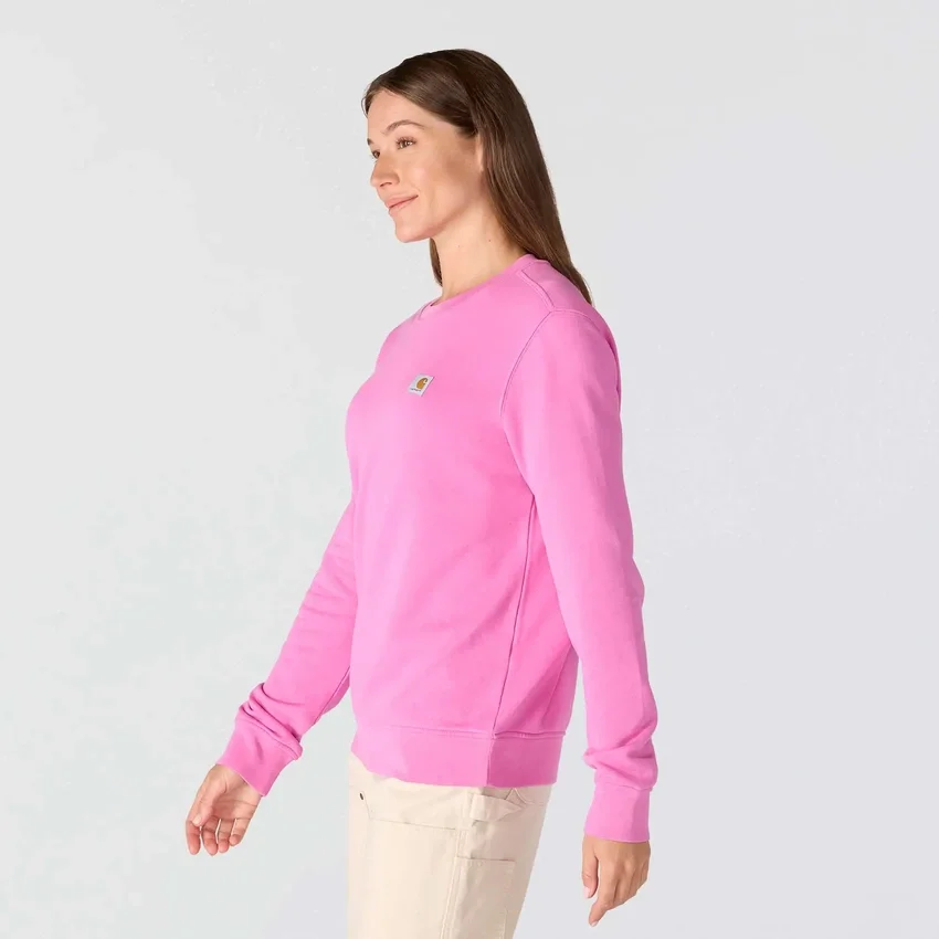 Letvægts-sweatshirt med rund hals i Tencel til kvinder
