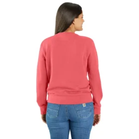 Letvægts-sweatshirt med rund hals i Tencel til kvinder