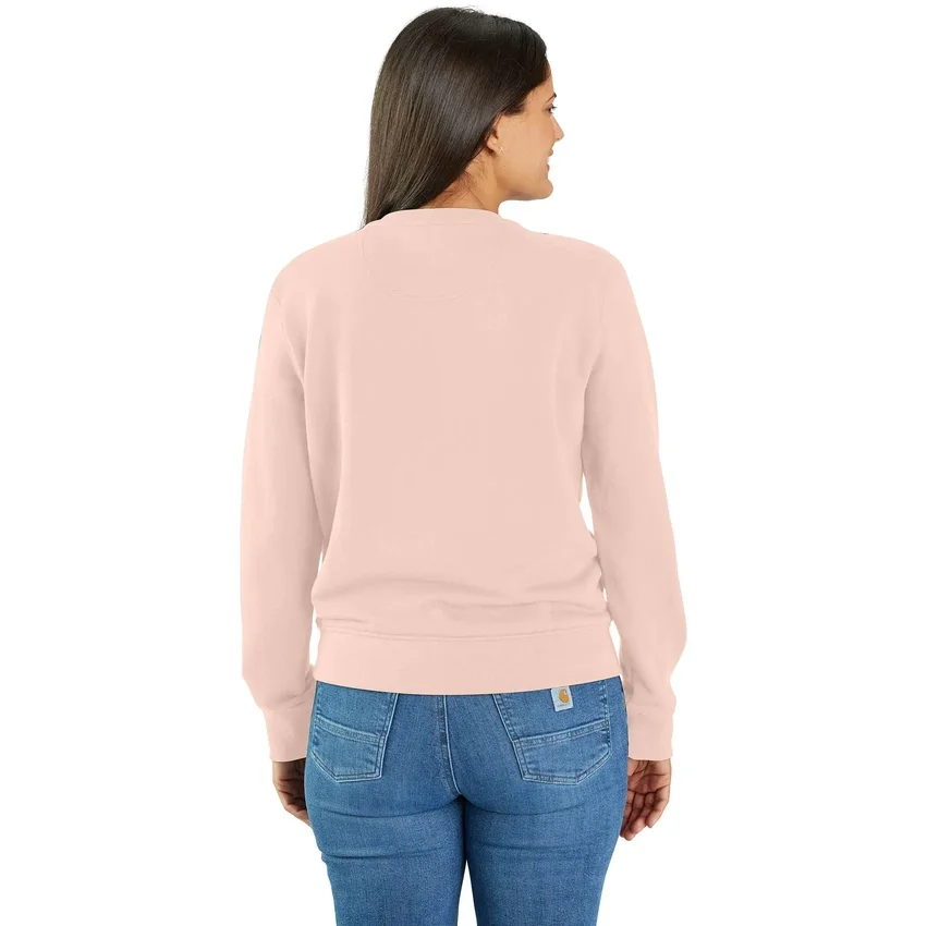 Letvægts-sweatshirt med rund hals i Tencel til kvinder