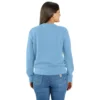 Letvægts-sweatshirt med rund hals i Tencel til kvinder