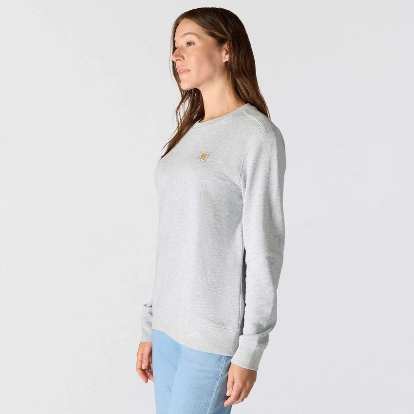 Letvægts-sweatshirt med rund hals i Tencel til kvinder