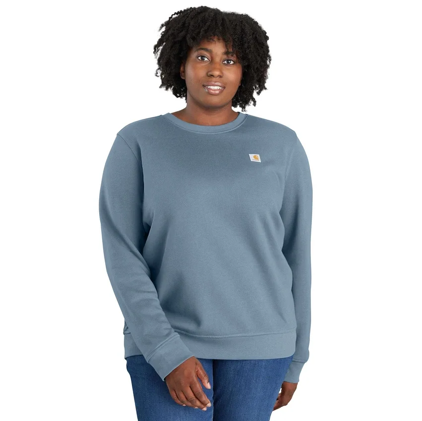 Letvægts-sweatshirt med rund hals i Tencel til kvinder